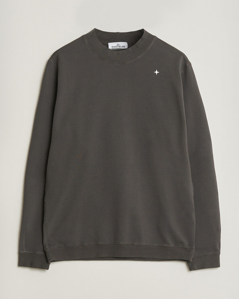 Stone Island Stellina Cotton Sweatshirt Charcoal – Grijs