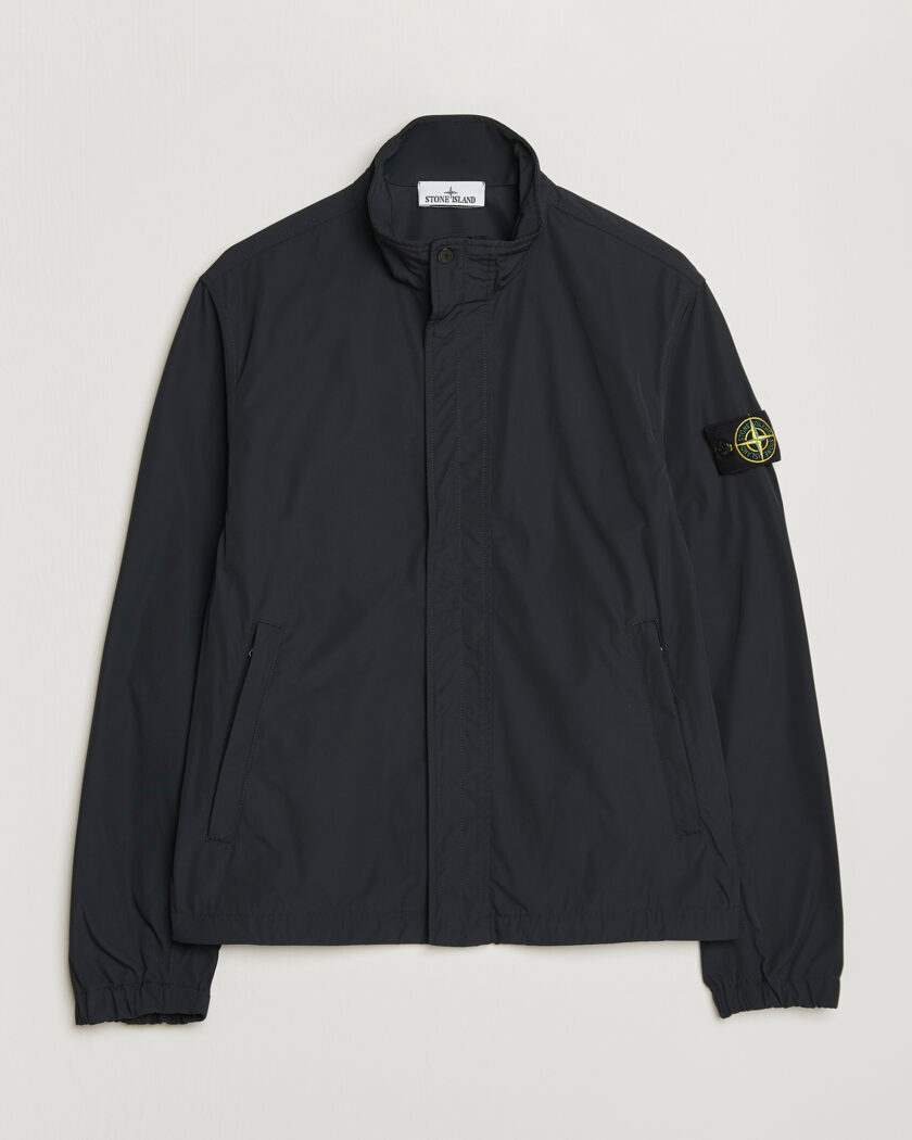 Stone Island Micro Twill Stand Collar Jacket Black – Zwart