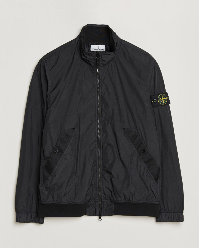 Stone Island Crinkle Reps Short Jacket Black – Zwart