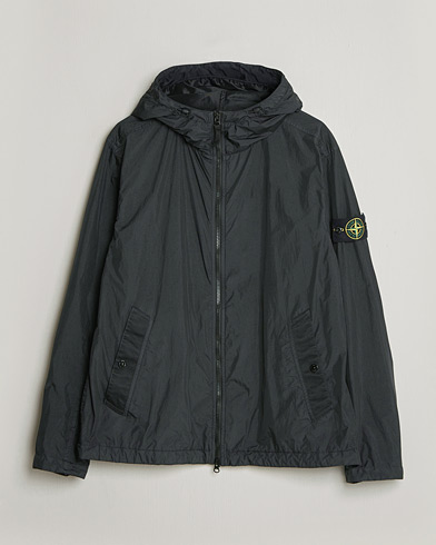 Stone Island Crinkle Reps Padded Hood Jacket Black – Zwart