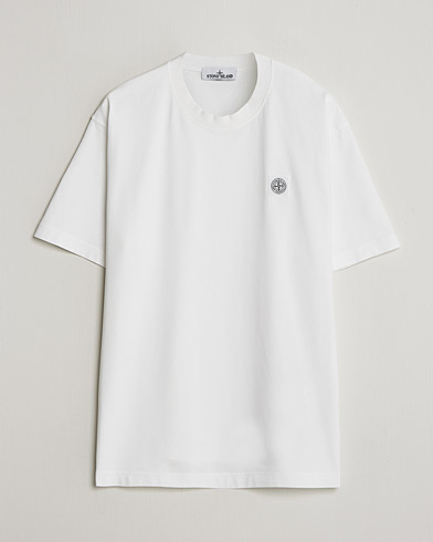 Stone Island Combed Organic Cotton T-Shirt White – Wit