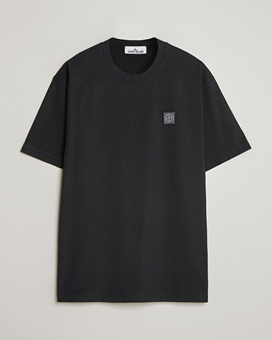 Stone Island Combed Organic Cotton T-Shirt Black – Zwart
