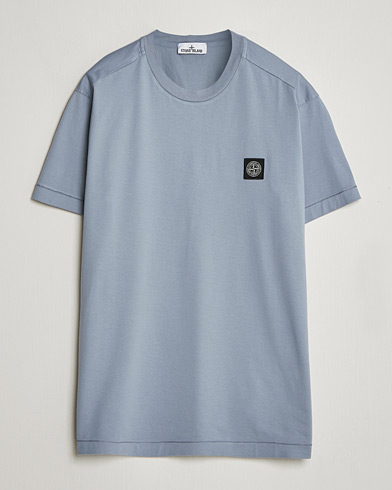 Stone Island Garment Dyed Cotton Jersey T-Shirt Dark Blue – Blauw