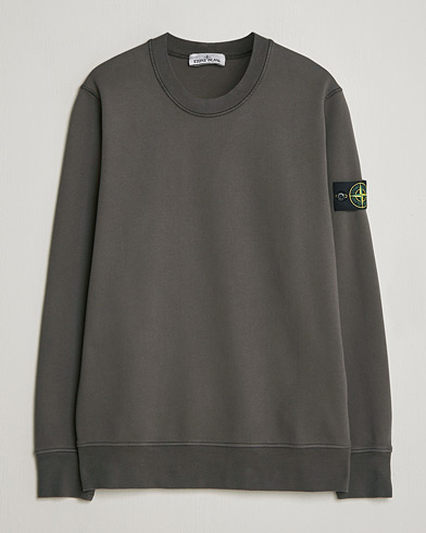 Stone Island Garment Dyed Fleece Sweatshirt Charcoal – Grijs