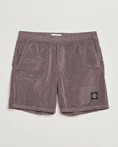 Stone Island Nylon Metal Econyl Swimshorts Purple Grey – Grijs