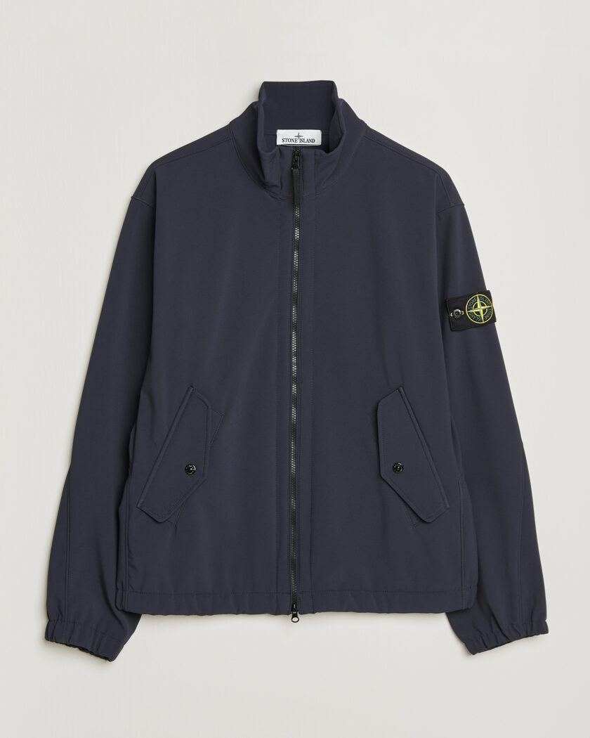 Stone Island Soft Shell Jacket Navy – Blauw