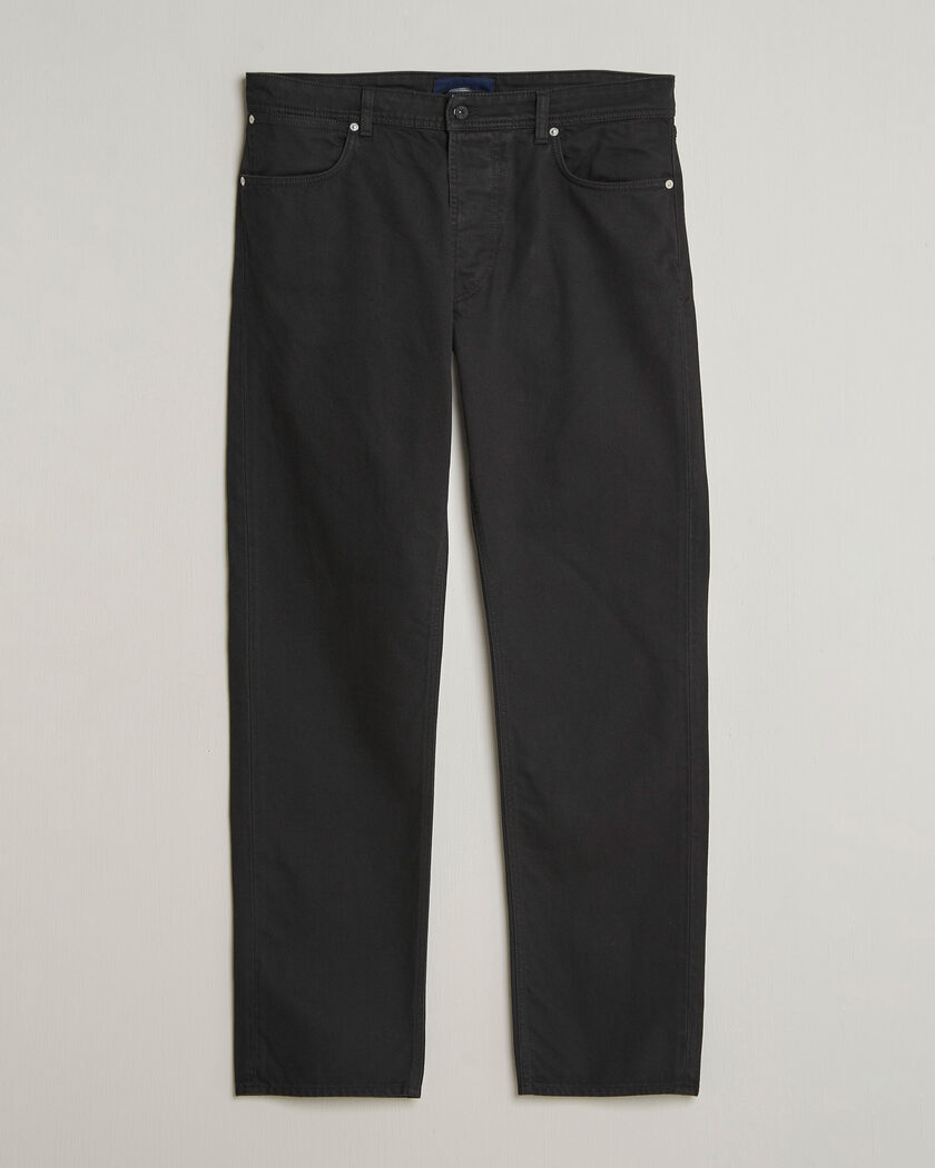 Stone Island Straight Fit Denim Jeans Black – Zwart