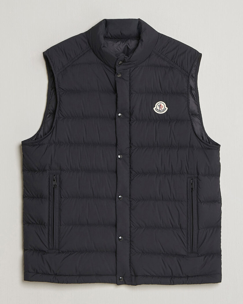 Moncler Barthe Down Vest Black – Zwart
