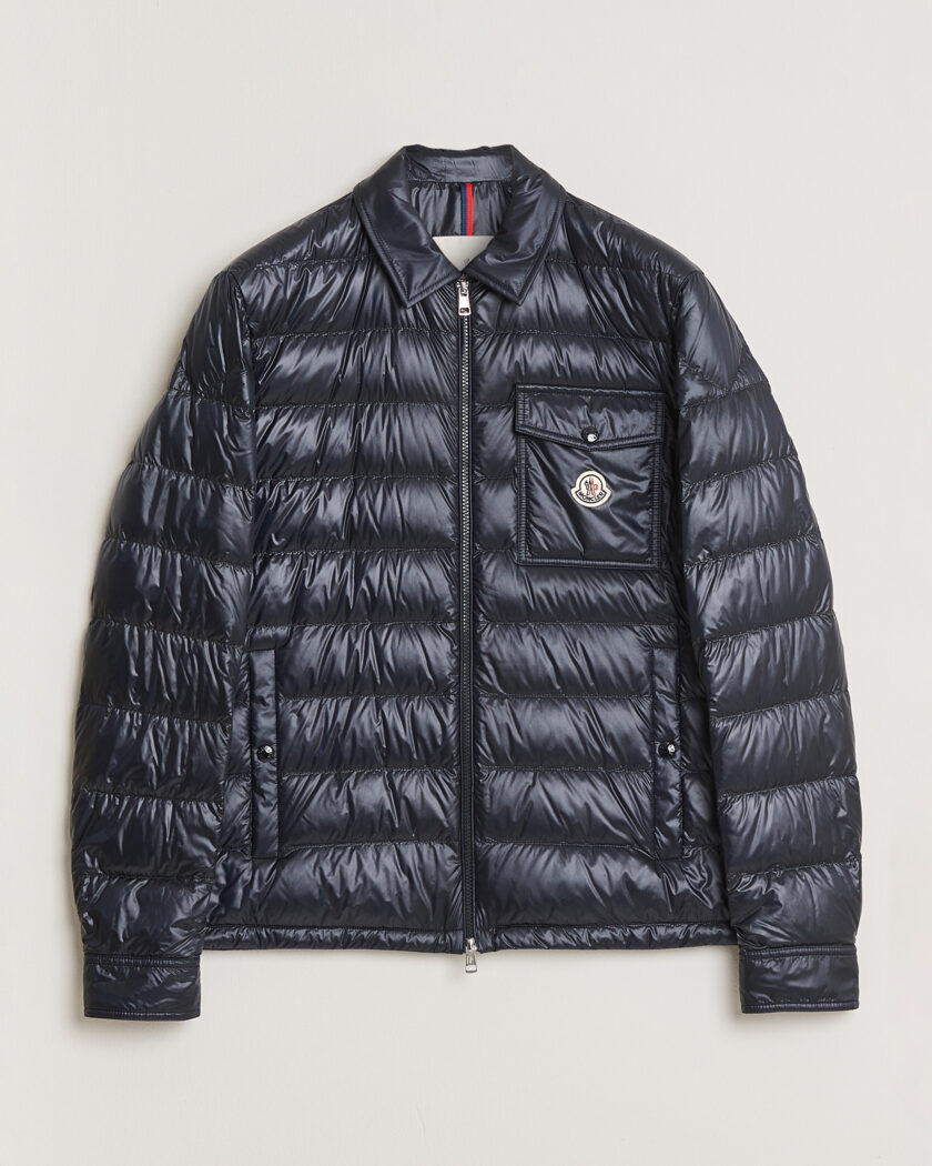 Moncler Mourillon Shirt Jacket Navy – Blauw