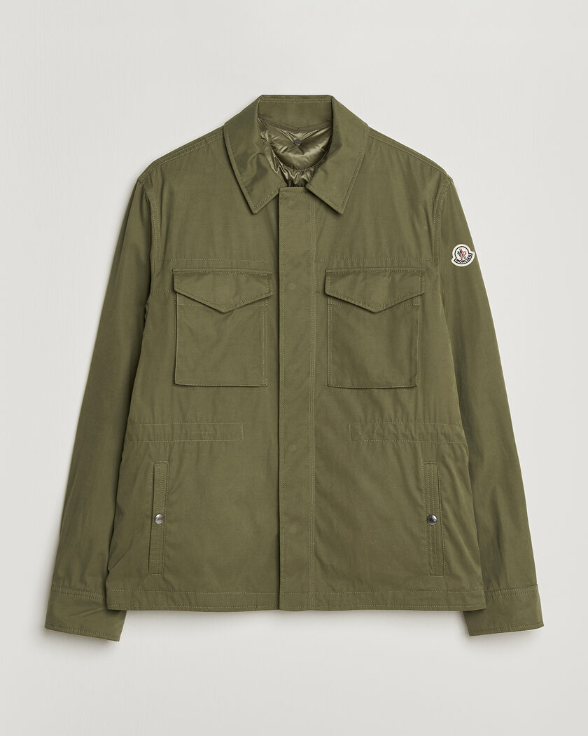 Stone Island David-TC Padded Field Jacket Olive | Man - CareOfCarl.nl