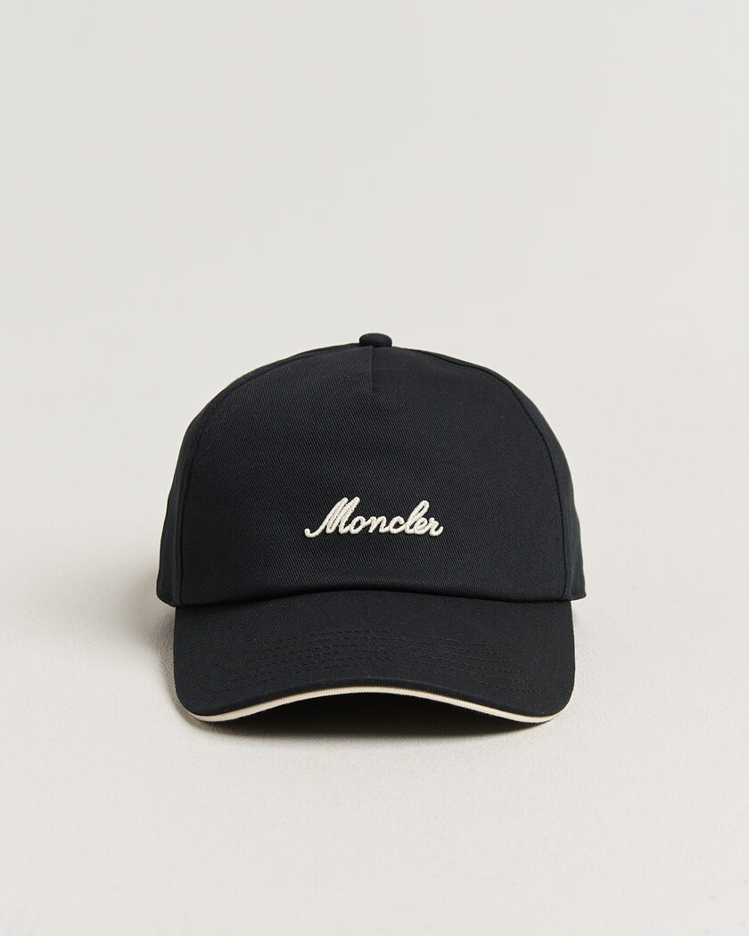 Moncler Signature Baseball Cap Black – Zwart