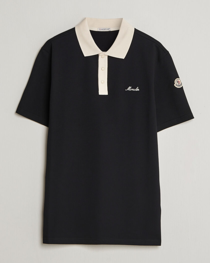 Moncler Signature Logo Polo Black – Zwart