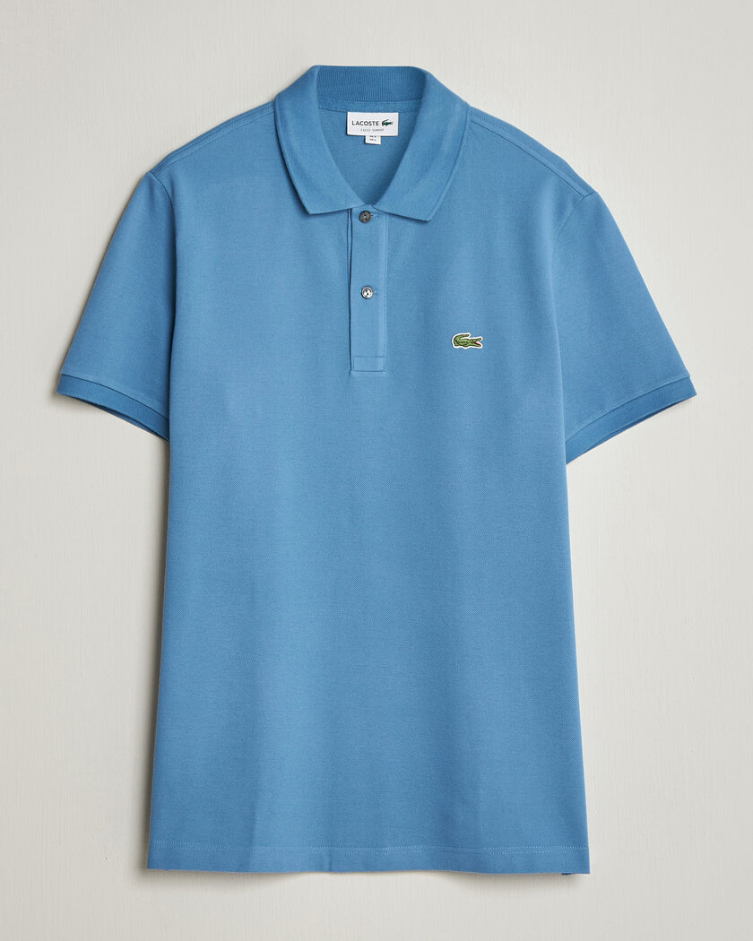 Lacoste Slim Fit Polo Piké Abyss Blue – Blauw