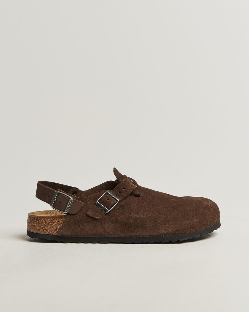 BIRKENSTOCK Tokio Carafe Suede – Bruin