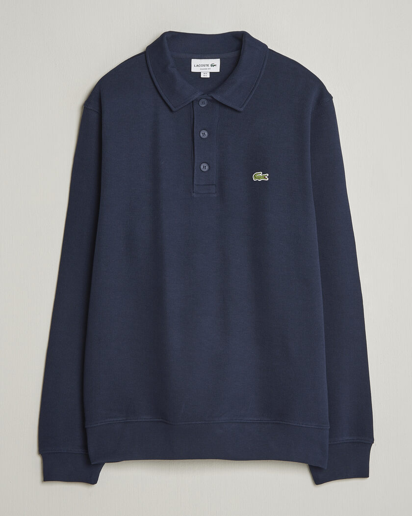 Lacoste Polo Sweater Navy Blue – Blauw