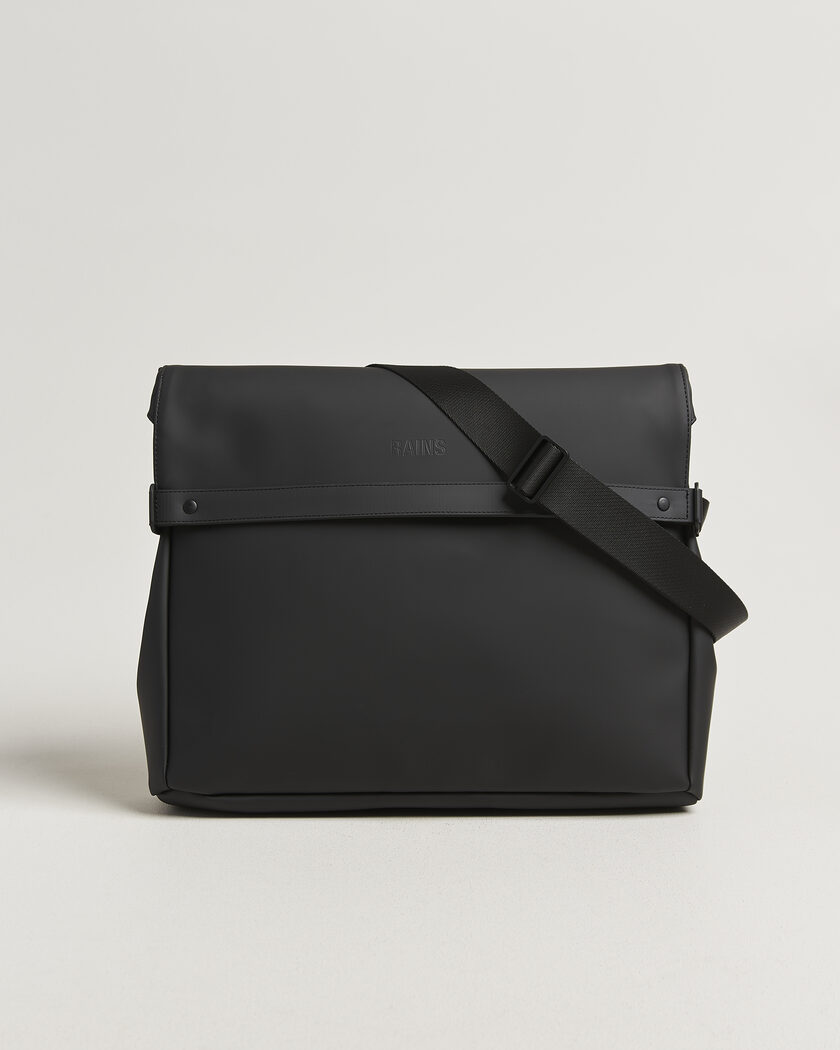 RAINS OTG Messenger Bag Black – Zwart