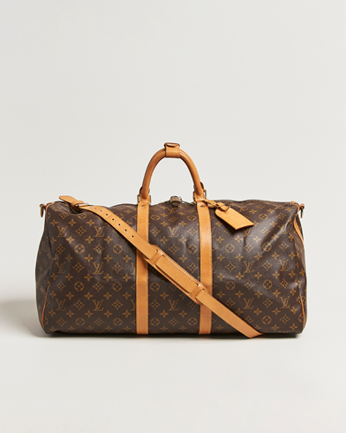 Louis Vuitton Pre-Owned Keepall Bandouliére 55 Monogram – Bruin