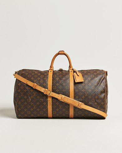 Louis Vuitton Pre-Owned Keepall Bandouliére 55 Monogram – Bruin