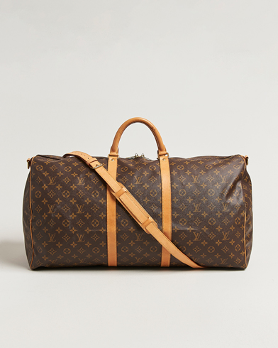 Louis Vuitton Pre-Owned Keepall Bandouilére 60 Monogram – Bruin