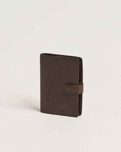 Louis Vuitton Pre-Owned Small Ring Agenda Cover Epi Leather Brown – Bruin