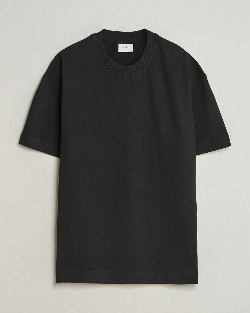 LES DEUX Carl Heavyweight T-Shirt Black – Zwart