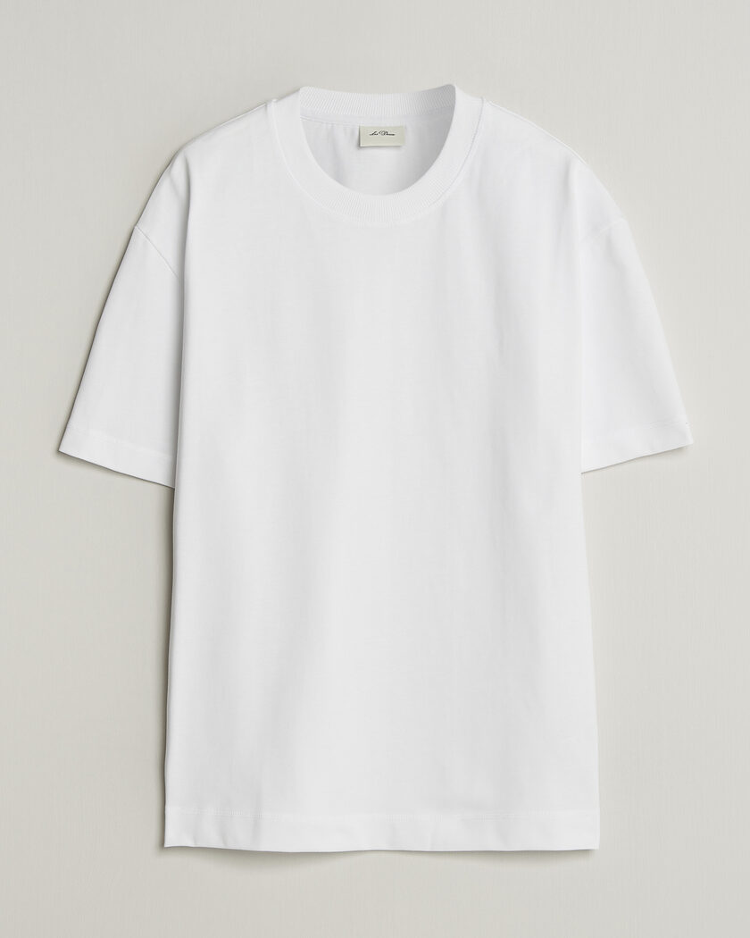 LES DEUX Carl Heavyweight T-Shirt White – Wit