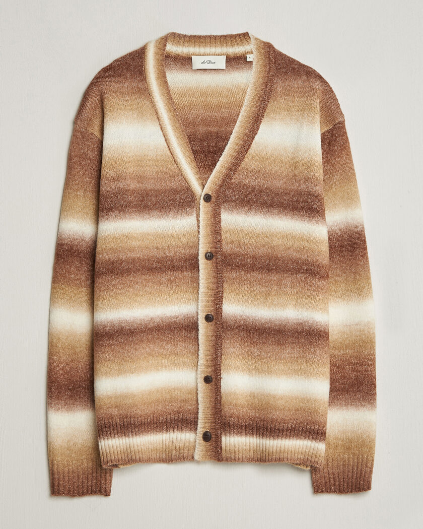 LES DEUX Boston Gradient Knitted Cardigan Teak Brown – Bruin