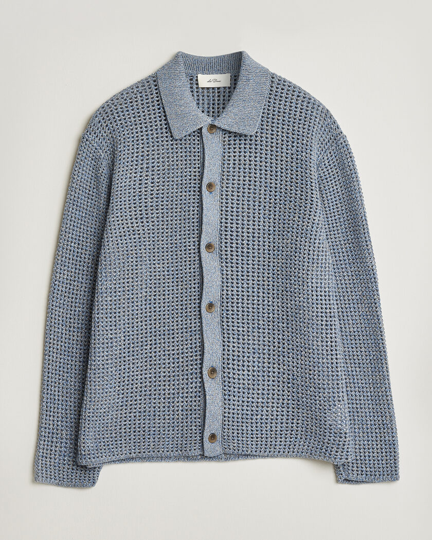 NN07 Mika Knitted Leaf Cardigan Ecru | Man - CareOfCarl.nl