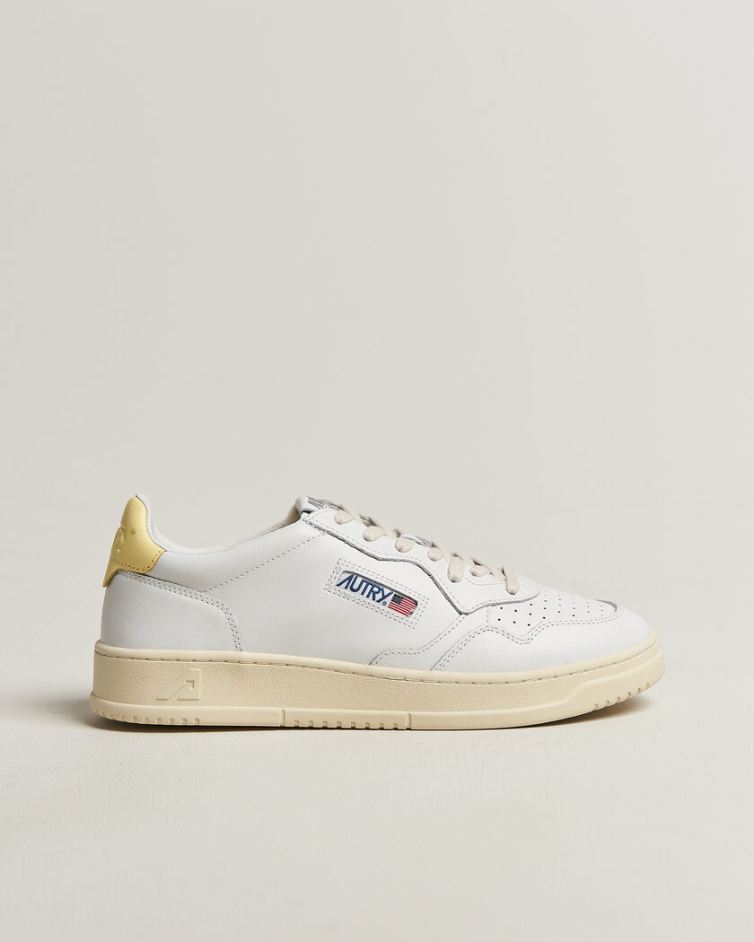 Autry Medalist Low Sneaker White/Lemon Meringue – Wit