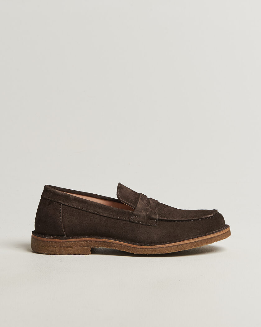 Astorflex Mokaflex Loafers Dark Brown Suede – Bruin