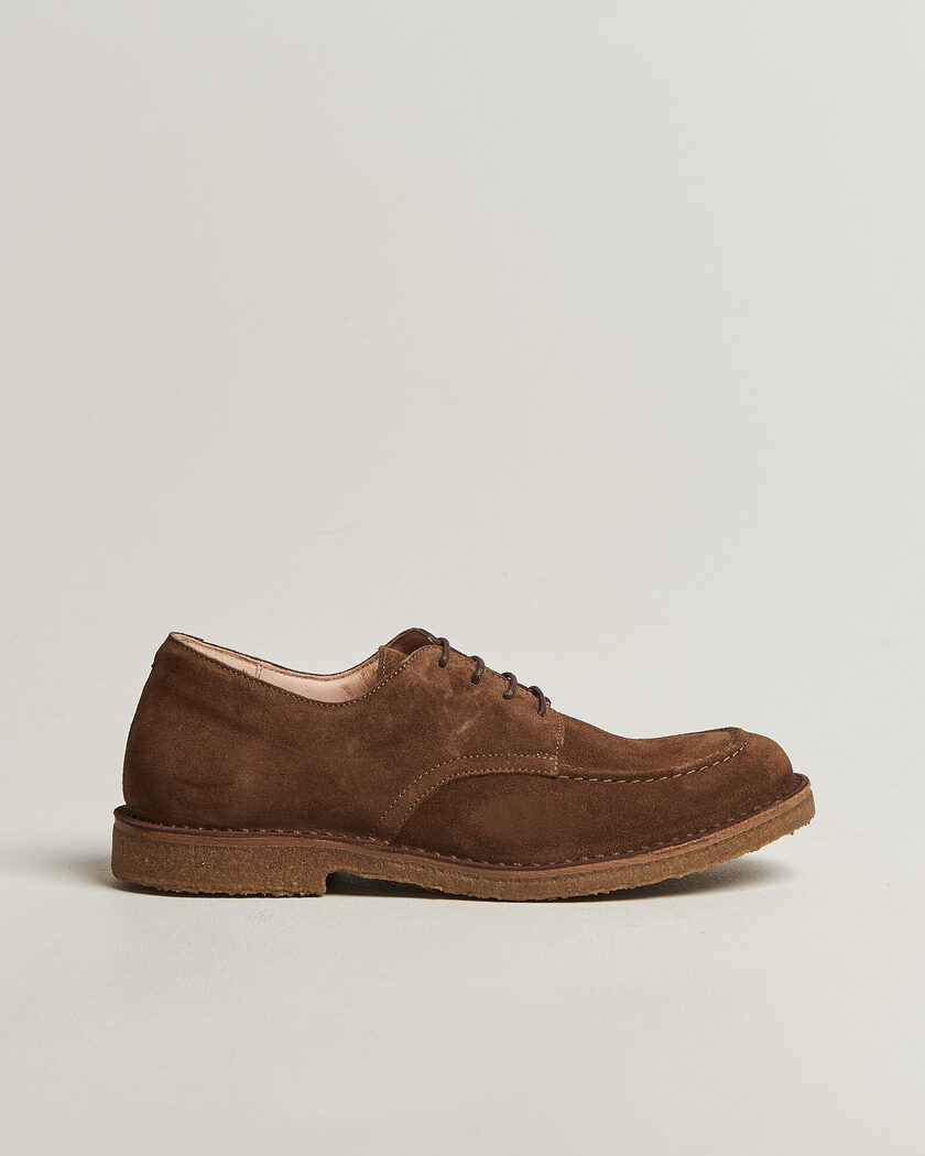 Astorflex Carlflex Derby Dark Khaki Suede – Bruin