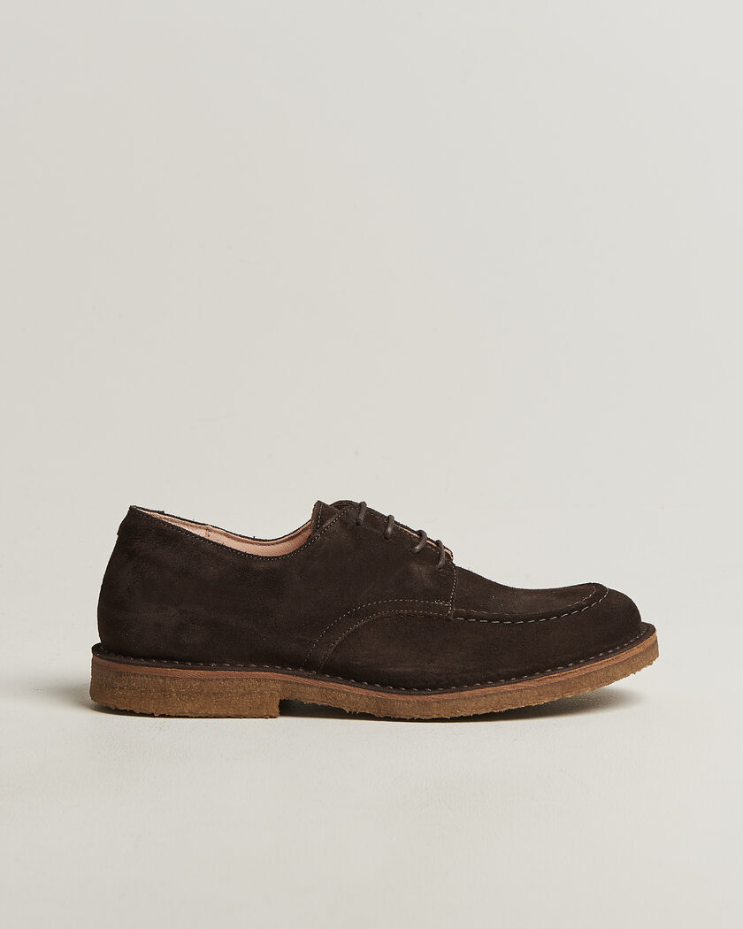 Astorflex Carlflex Derby Dark Brown Suede – Bruin