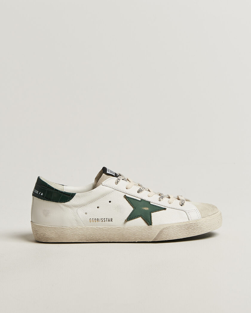 Golden Goose Super-Star Sneakers White/Green – Wit
