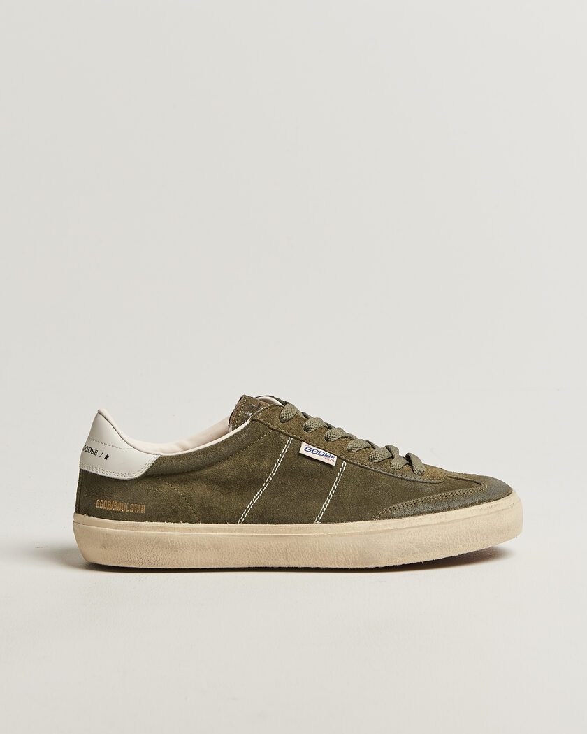 Golden Goose Soul-Star Sneakers Olive Green – Groen