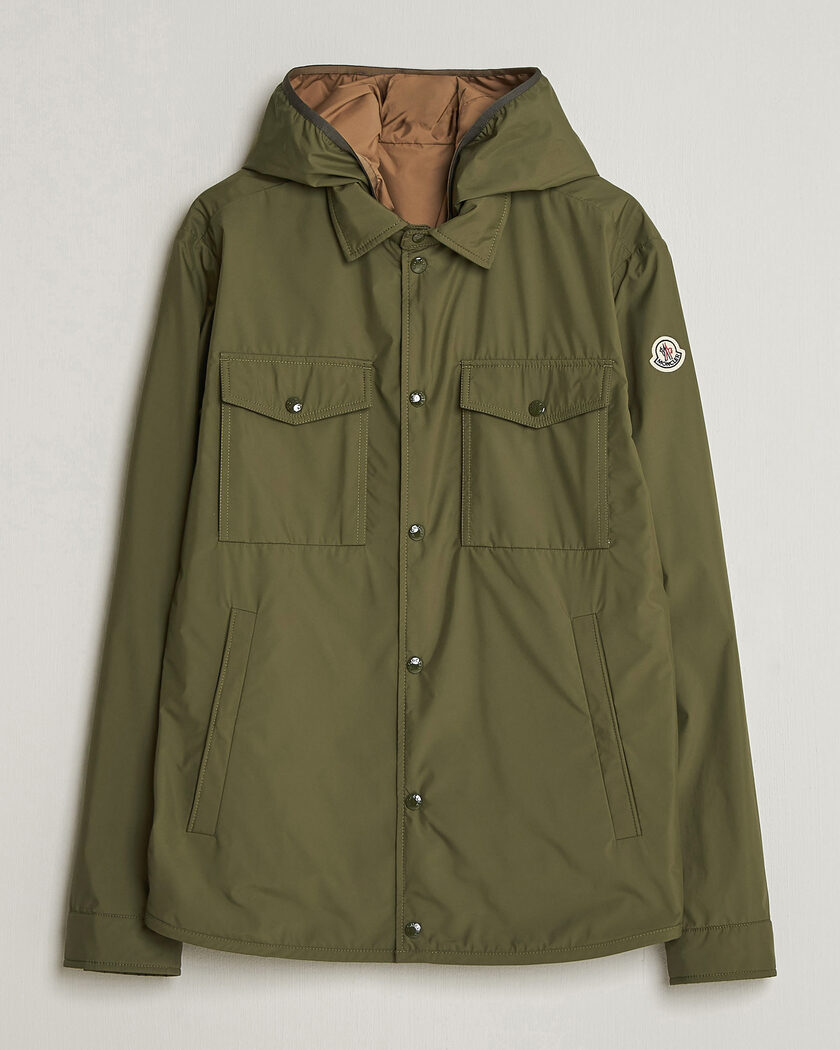 Moncler Chirano Shirt Jacket Military – Groen