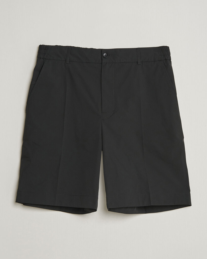 Moncler Lightweight Seersucker Shorts Black – Zwart