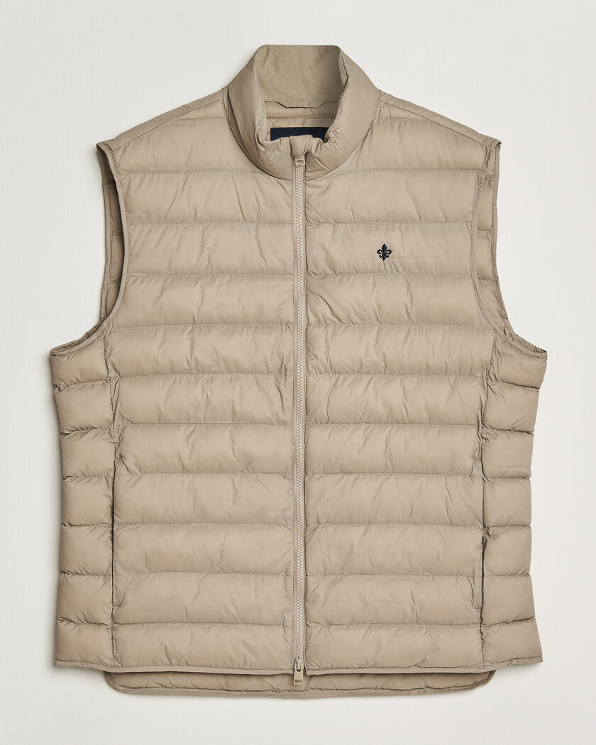 Morris Norfolk Liner Vest Khaki – Beige