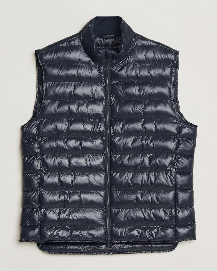 Morris Norfolk Liner Vest Glossy Navy – Blauw
