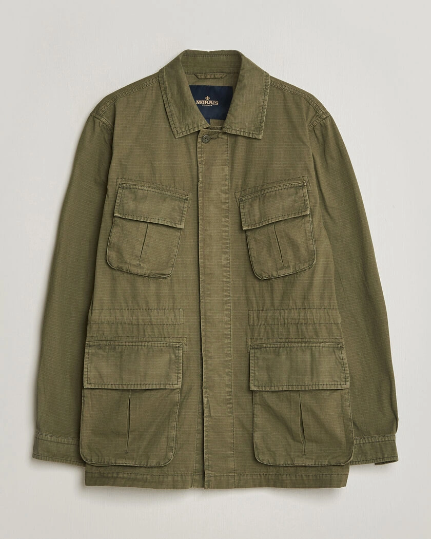 Morris Graham Field Jacket Olive – Groen