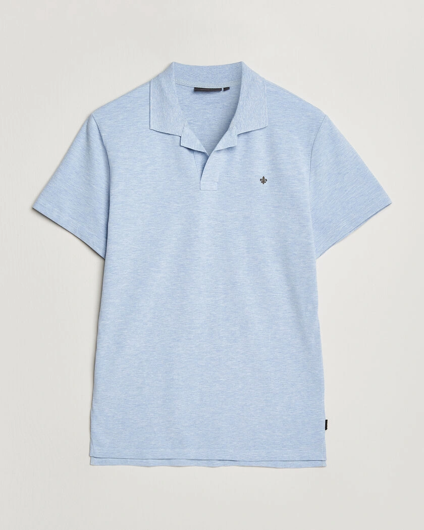 Morris Dylan Pique Light Blue – Blauw