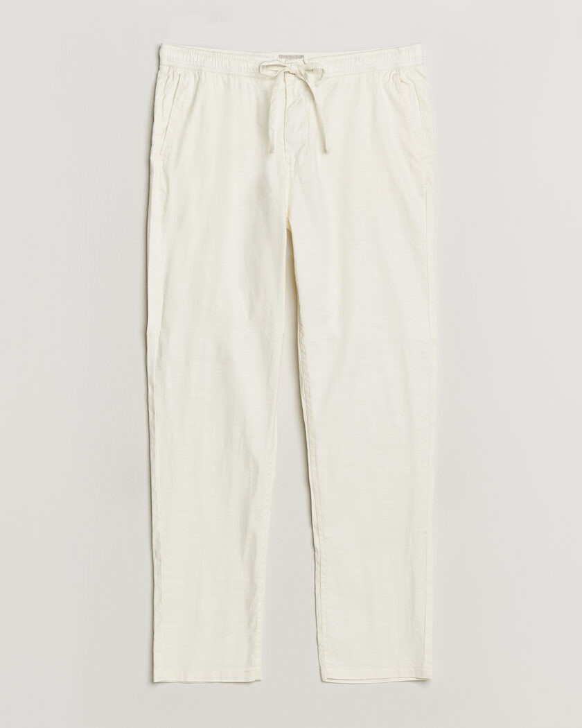 Morris Fenix Linen Trousers Off White – Wit