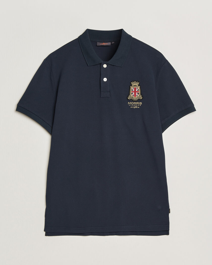Morris Barton Pique Navy – Blauw
