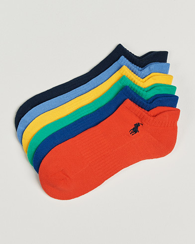 Polo Ralph Lauren 6-Pack Sneaker Sock Multi – Meerkleurig