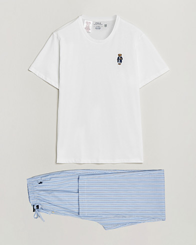 Polo Ralph Lauren Cotton Pyjama Set Andrew Stripe/White – Meerkleurig