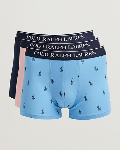 Polo Ralph Lauren 3-Pack Trunk Navy/Pink/Blue – Meerkleurig
