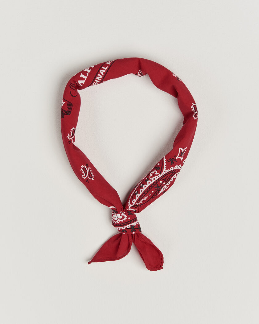 Polo Ralph Lauren Cotton Printed Bandana Red/White – Rood