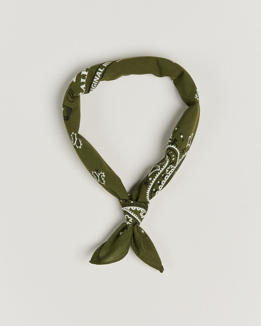 Polo Ralph Lauren Cotton Printed Bandana Supply Olive – Groen