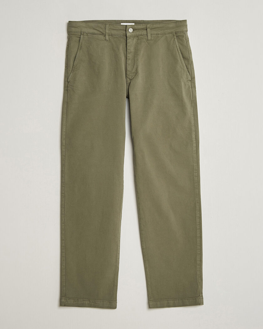 NN07 Aden Regular Fit Chinos Capers Green – Groen
