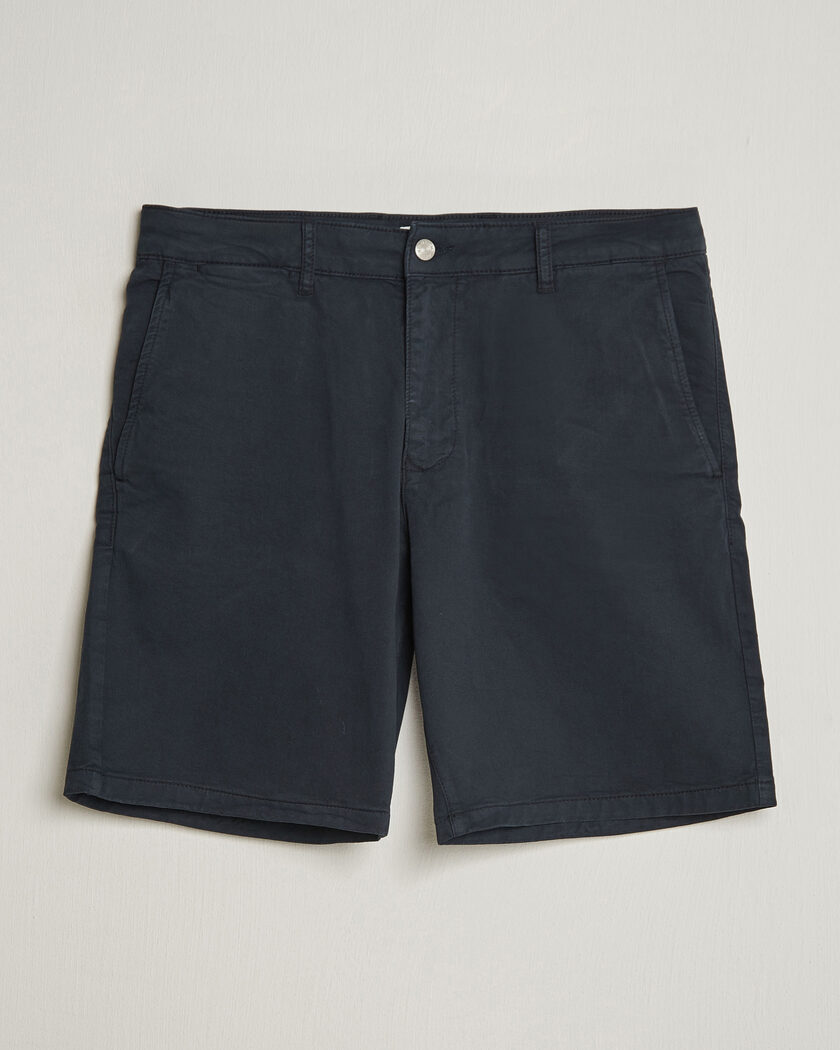 NN07 Aden Regular Fit Chino Shorts Navy Blue – Blauw
