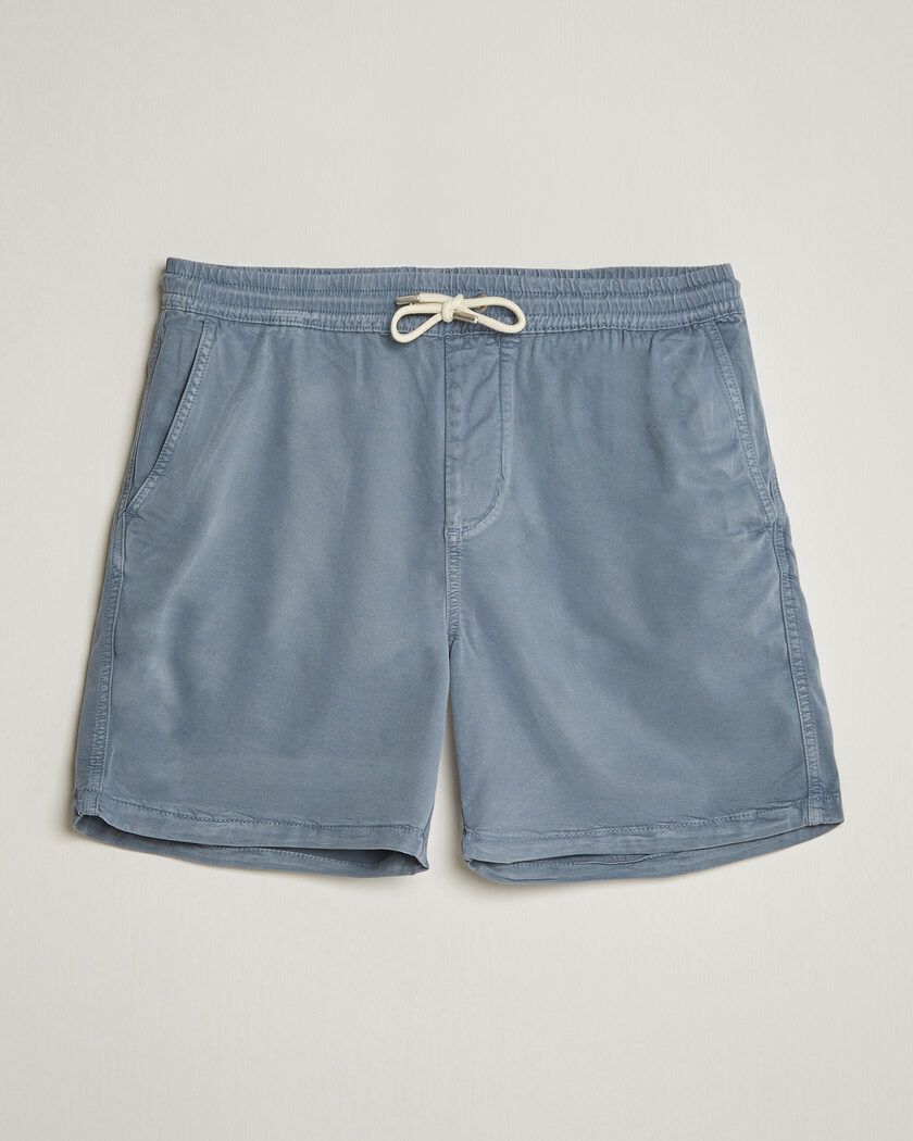 NN07 Gregor Drawstring Shorts Stone Blue – Blauw